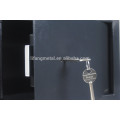 Mechanical key wall mounted safe box with leaf shape keys